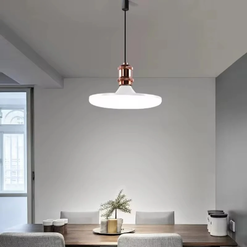 15W Indoor Lighting Flying Saucer Light LED Bulb AC 220v E27 Base Household Energy Saving Lamp 6500k Ceiling Lamp Garage Light