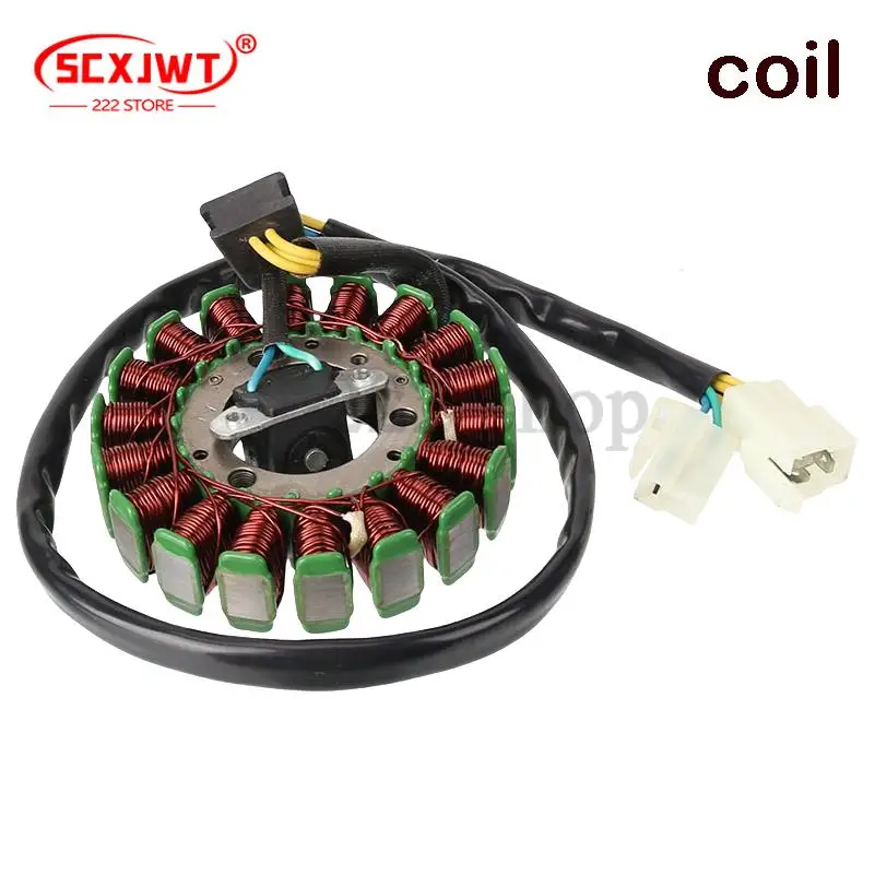 

18-stage stator coil assembly, improved version, suitable for 125cc generator, motorcycle stator coil replacement accessories