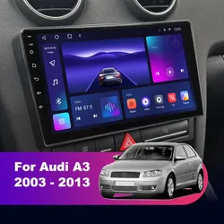 QSZN Android 12 2 Din Car Radio For Audi A3 2 8P 2003 - 2013 Multimedia Video Player Navigation GPS 4G IPS Carplay DVD Head Unit