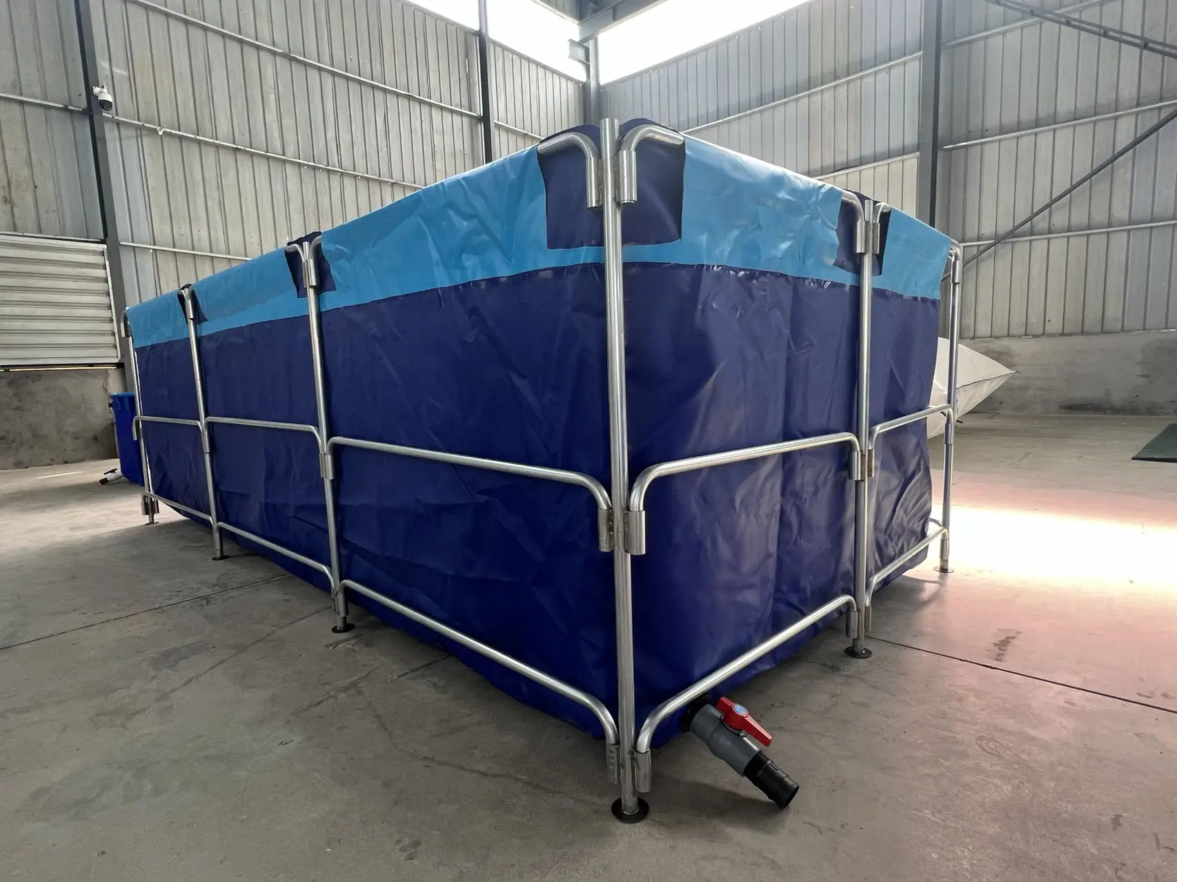 2025 고밀도 어류 및 새우 양식 탱크 수영장 기타 양식 장비 아연 도금 골판지 연못