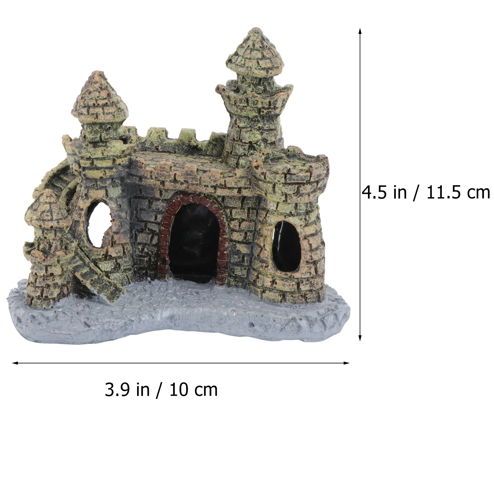 

Resin Castle Fish Tank Aquarium Decor Natural Flavor Non-Fade Ornament Fresh Saltwater Terrariums Aquarium Decoration