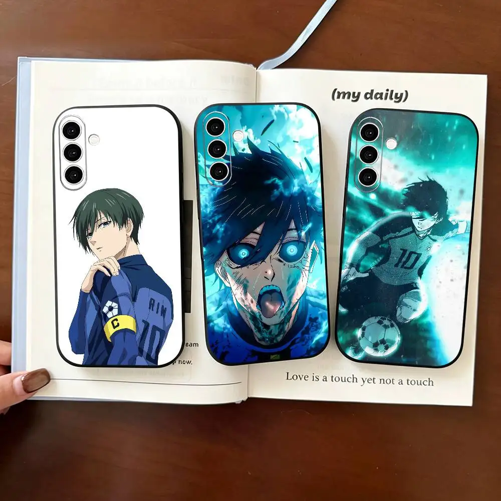 Itoshi Rin  Phone Case For Samsung Galaxy A73,A72,A71,A70,A53,A52,A51,Others Soft Black Cover