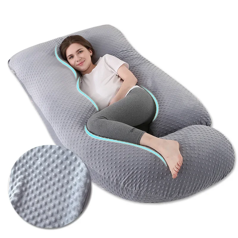 

Pregnant Women Side Lying Waist Support Abdomen Pillow Pregnancy Cushion Pillows for Bedroom Backrest Sleeping Body Long Neck