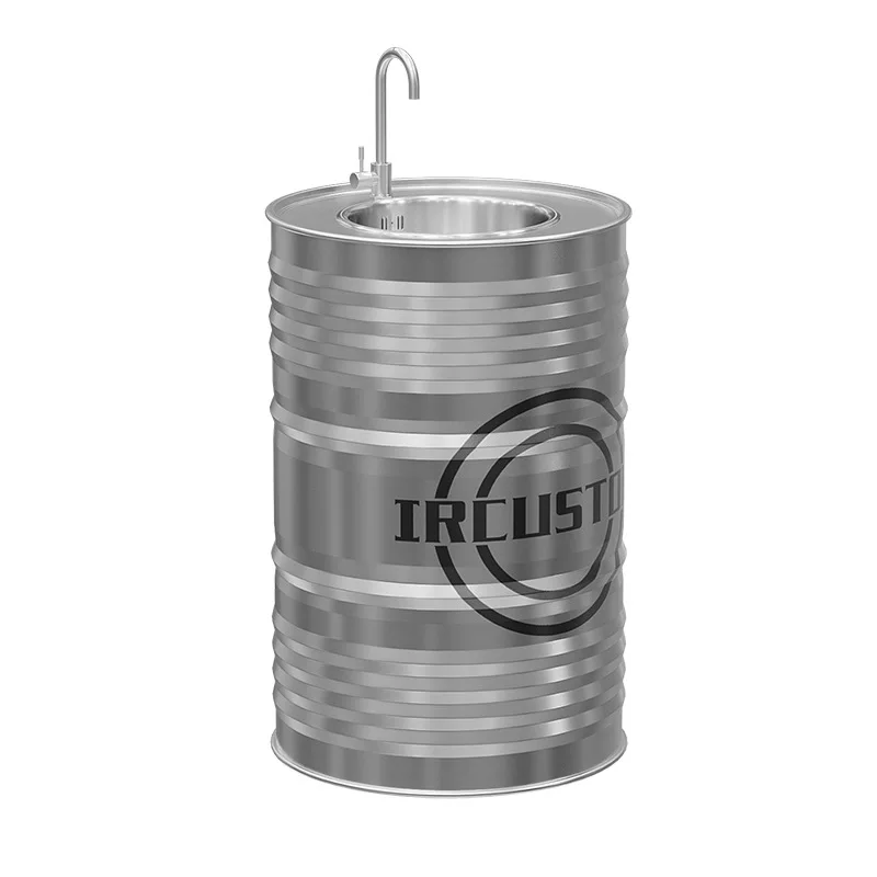 

Industrial wind washbasin bar oil drum restaurant bathroom milk tea shop toilet washbasin container washbasin