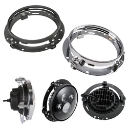 Mounting Bracket for 7inch LED Headlight Round Ring Headlight mount Lamp Holder Brackets For Wrangler JK TJ Harley