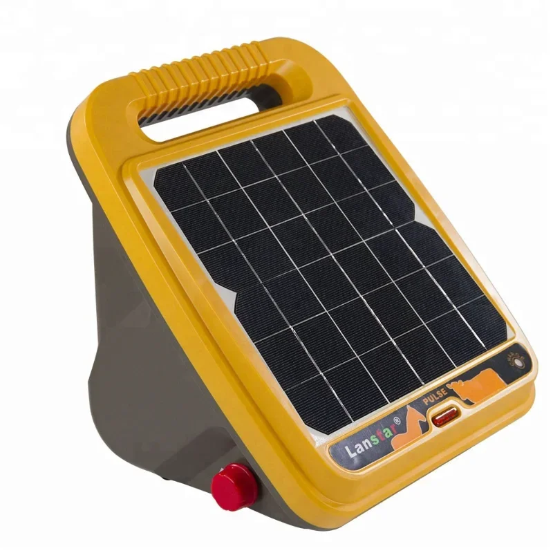 Solar Powered Electric Fence Energizer/Charger/Controller for Cattle Horse Sheep Deer Dog Pets Elephant Bear