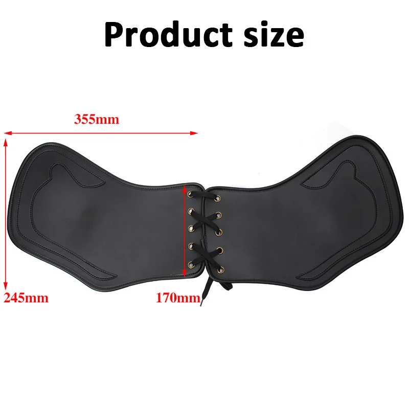 Universal Motorcycle Heat Saddle Shield Deflectors PU Leather for Harley Touring Street Road Glide