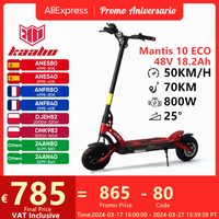 EU STOCK Kaabo Mantis 10 ECO 48V 18.2Ah Smart Electric Scooter LCD Display 800W Motor 50KM/H Speed New Version Kickscooter