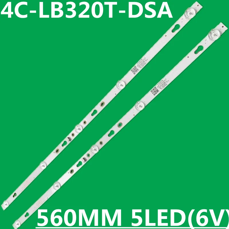 LED Strip For 32s5300 L32s6500s 32S6400 32D1200 32HR332M05A7 GIC32LB37_3030F 4C-LB3205-ZM01J LED32D2920 LED32D2940 LED32S6500