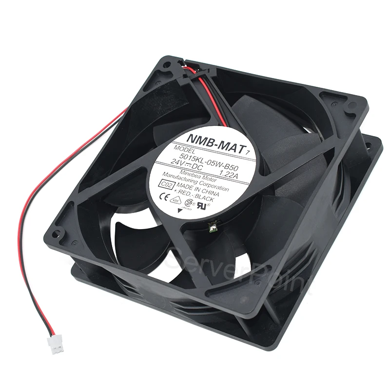 

NMB-MAT 5015KL-05W-B50 E00 Server Square Fan DC 24V 1.22A 127x127x38mm 2-wire