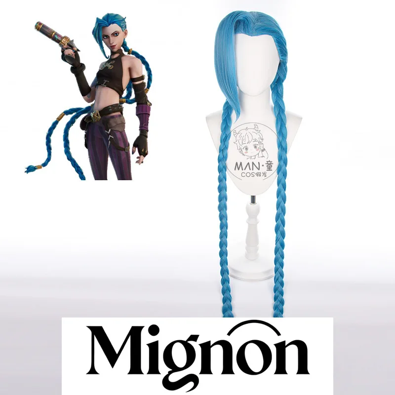 

Mignon Jinx cosplay wig arcane twin cities war Halloween gift