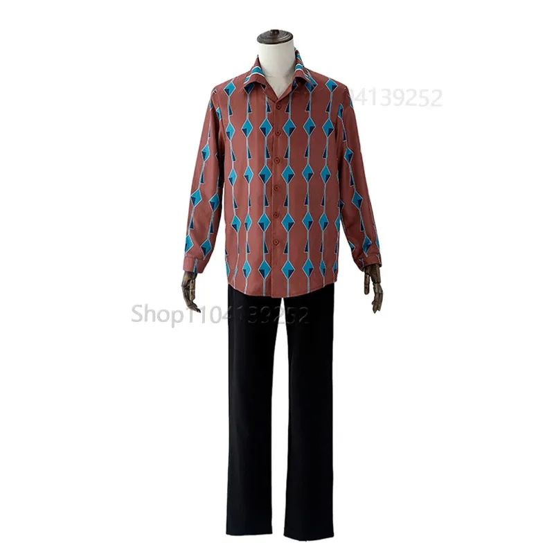 

New 2025 Sakamoto Days Anime Yoichi Nagumo Cosplay Costume Black Wig Coat Shirt Pants Short Hair Cos Women Men Convention eqs9X