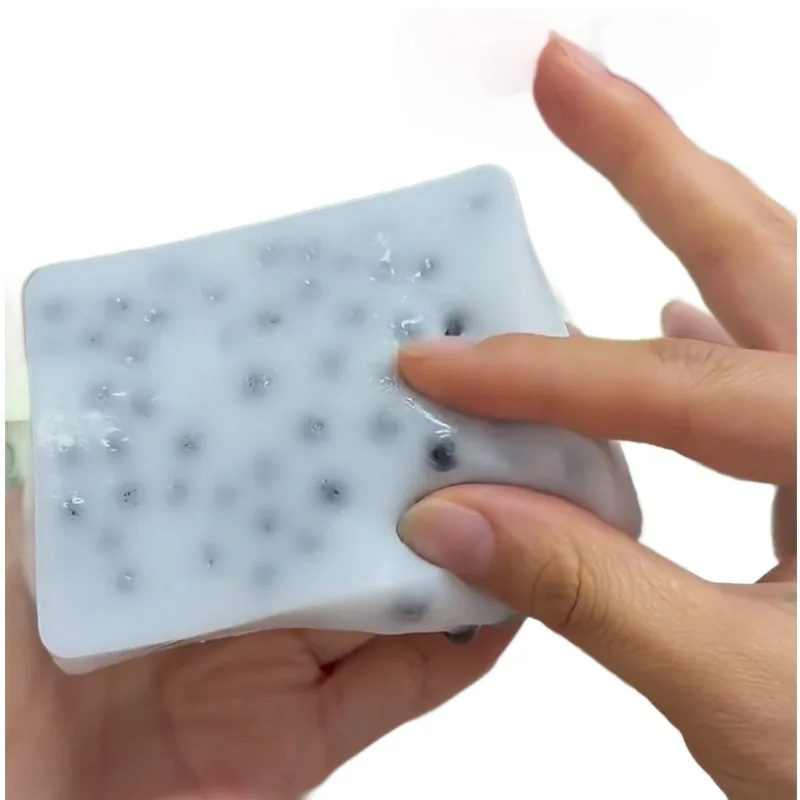 스퀴시 텍스처 여드름 꺼내기 감각 장난감 재사용 가능한 피부 자극 감각 디자인 장난감 어린이 및 성인 불안 완화 장난감