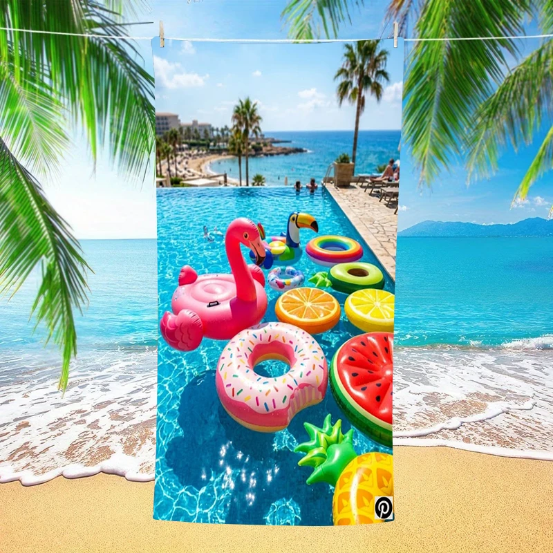 Sand Free Beach Towel Microfiber Quick Dry Oversized Lightweight Compact Travel Swim Pool Camping Gym Yoga Boho Gift For Her