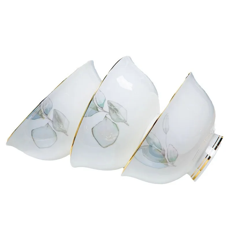 

Dish set, household, Jingdezhen, Chinese style, light luxury, housewarming, ceramic dishes and chopsticks