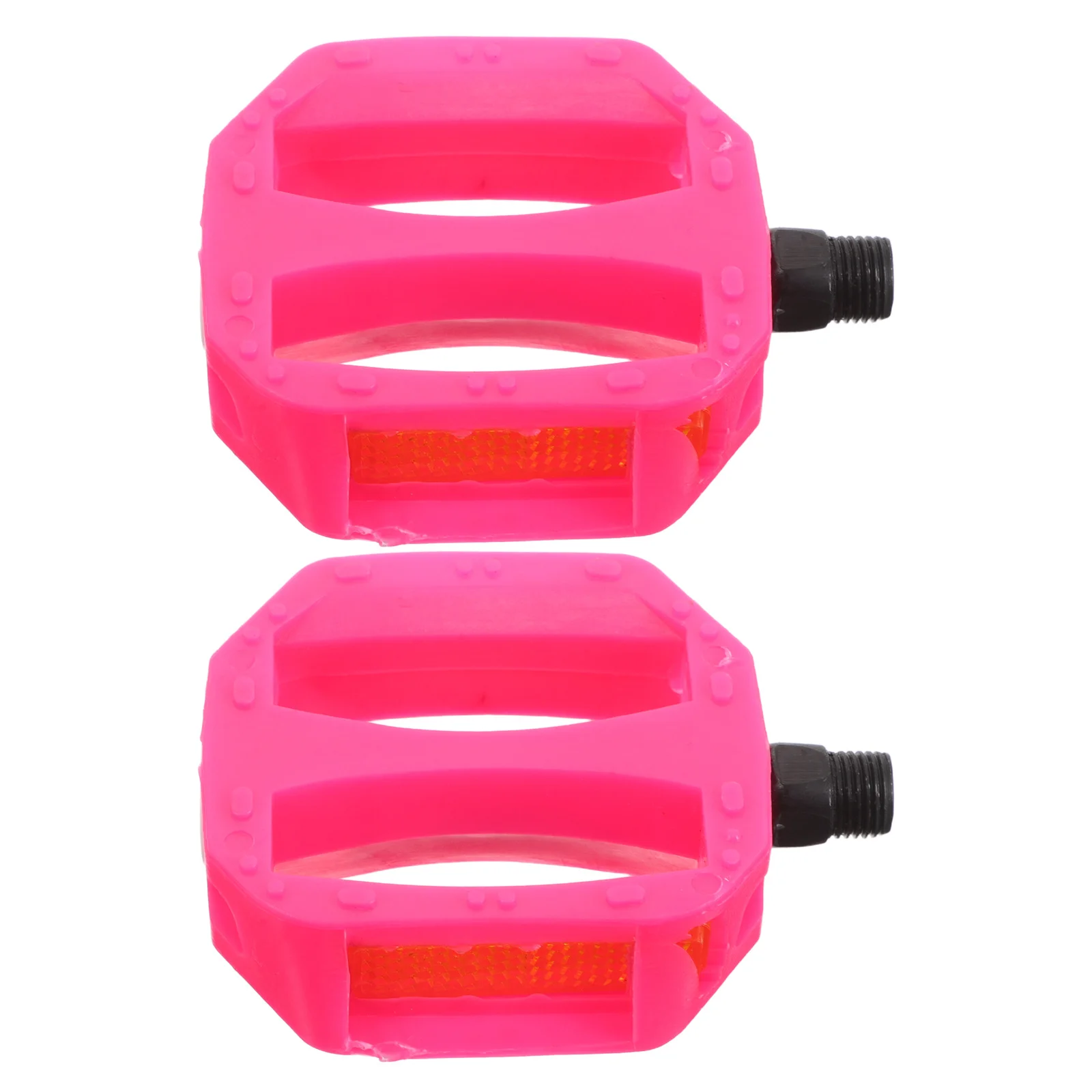 

1 Pair Bike Pedals 1/2-Inch Spindle High-Strength Plastic Bicycle Replacement Antislip Flat Pedals For Mountain