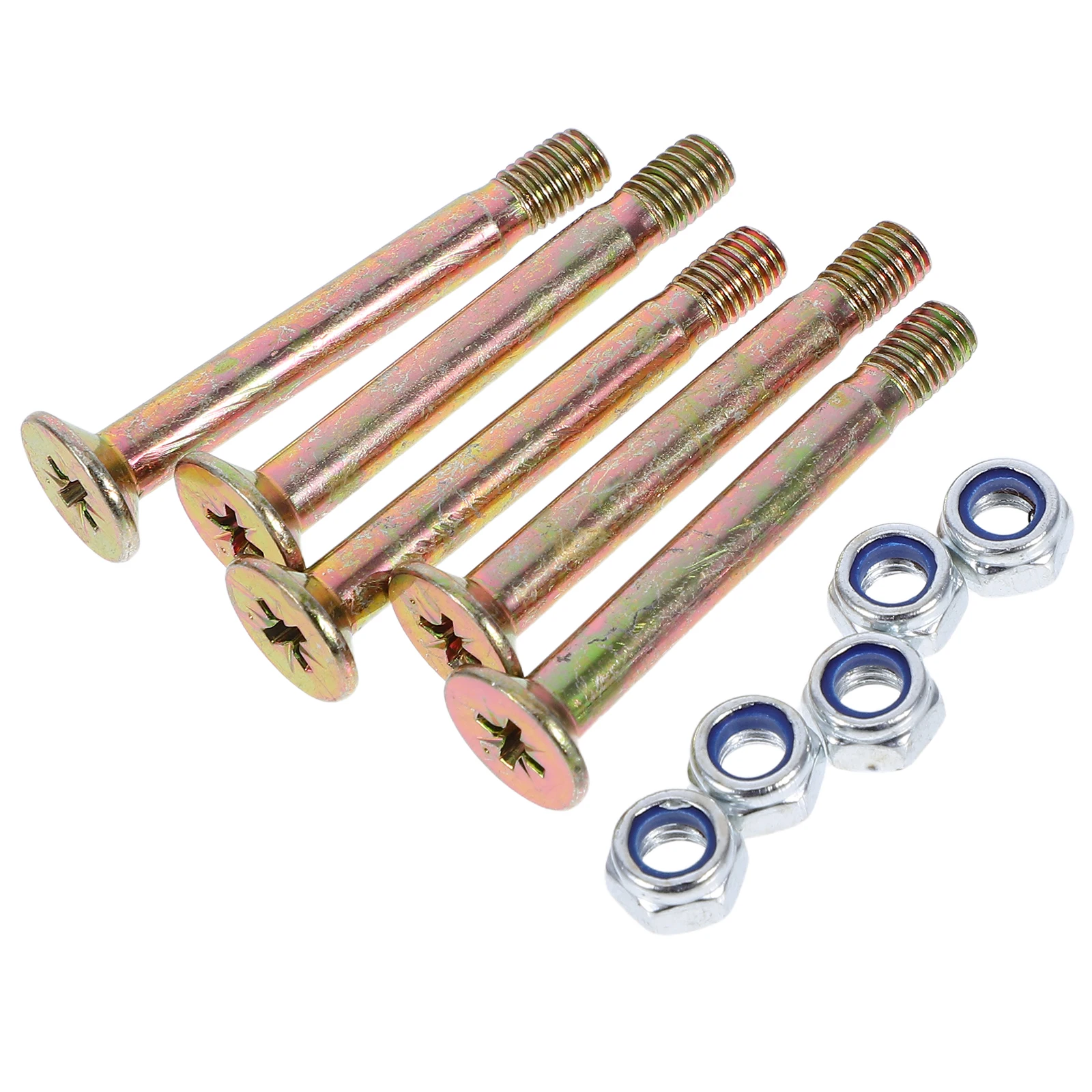 

5 Pcs Outdoor Awning Accessories Parasol Fixing Bracket Garden Fold Deck Umbrella Mount Screw Steel Replacement Bolts