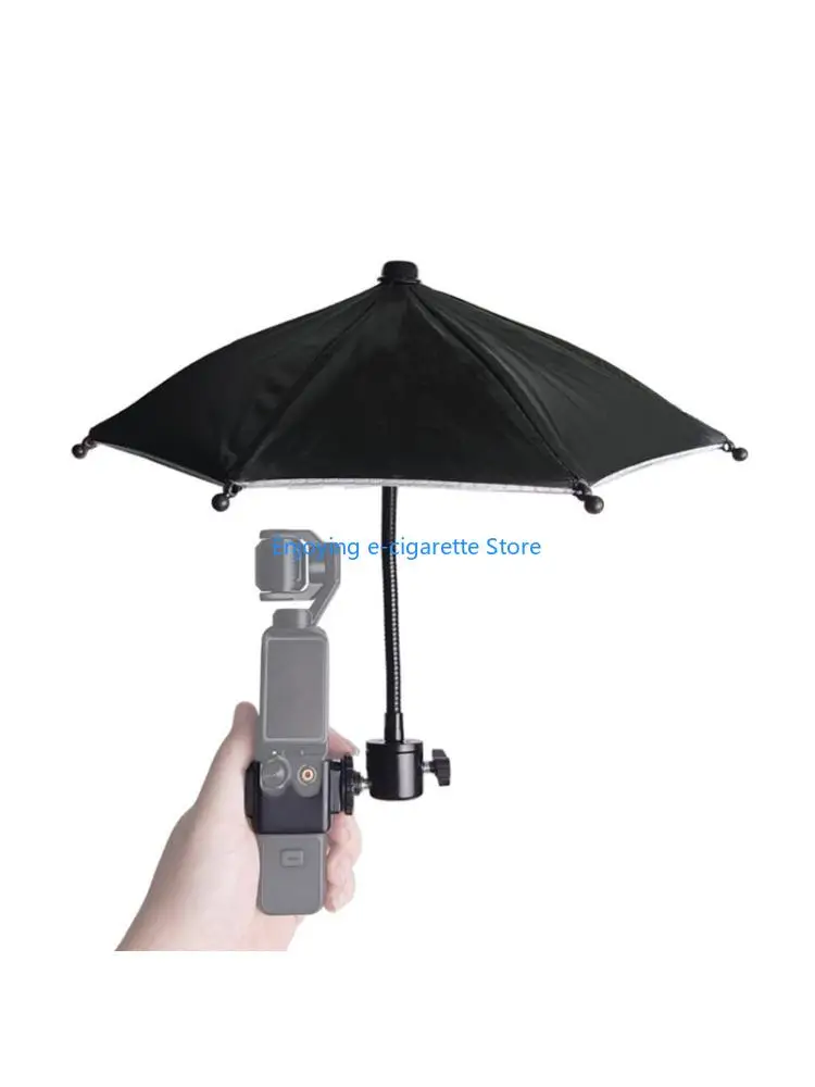 Adjustable Arm Camera Sun Shade Umbrella for Pocket 3 4 Street Video in Sunlight Y4QF
