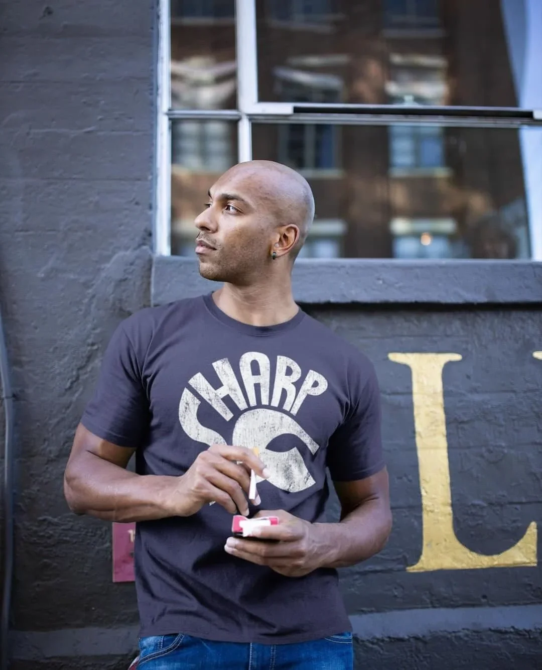 Skinheads Against Racial Prejudice T shirt S H A R P SHARP