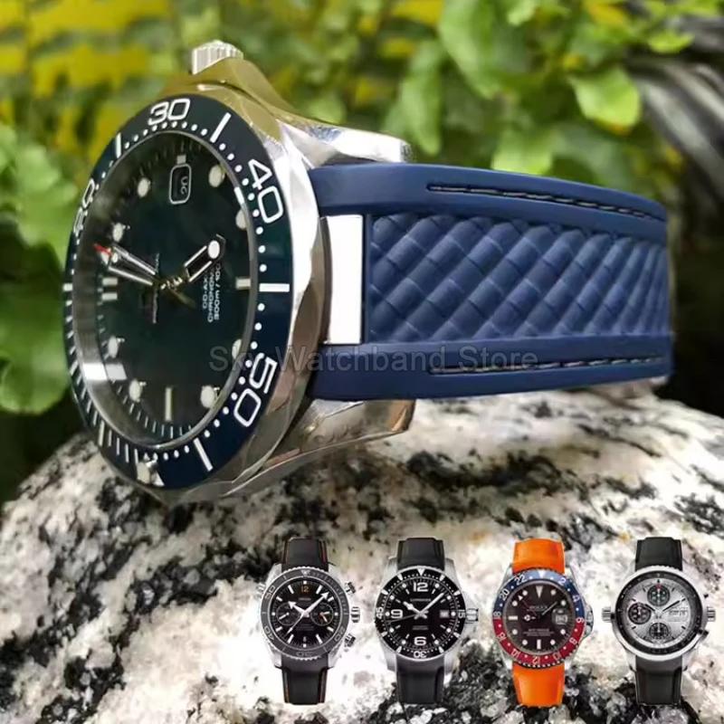 Rubber Watchband Cu… - image