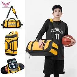 Custom Large Capacity Basketball Backpack DIY logo Fitness Sport bag Basketball Soccer Storage Bag Outdoor travel DurableHandbag