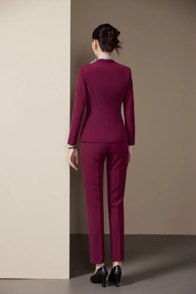 AIyssa Fashionable professional women's two-piece trousers + suit jacket, elegant temperament, new style for autumn winter 2025