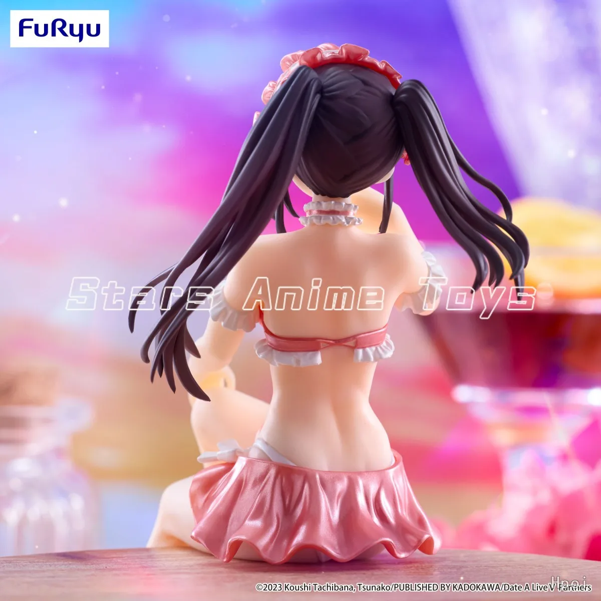 【Prevendita】Originale FuRyu Noodle Stopper DATE ALIVE IV Kurumi Tokisaki Costume da bagno Rosa Animazione Figura Collezione di modelli giocattolo