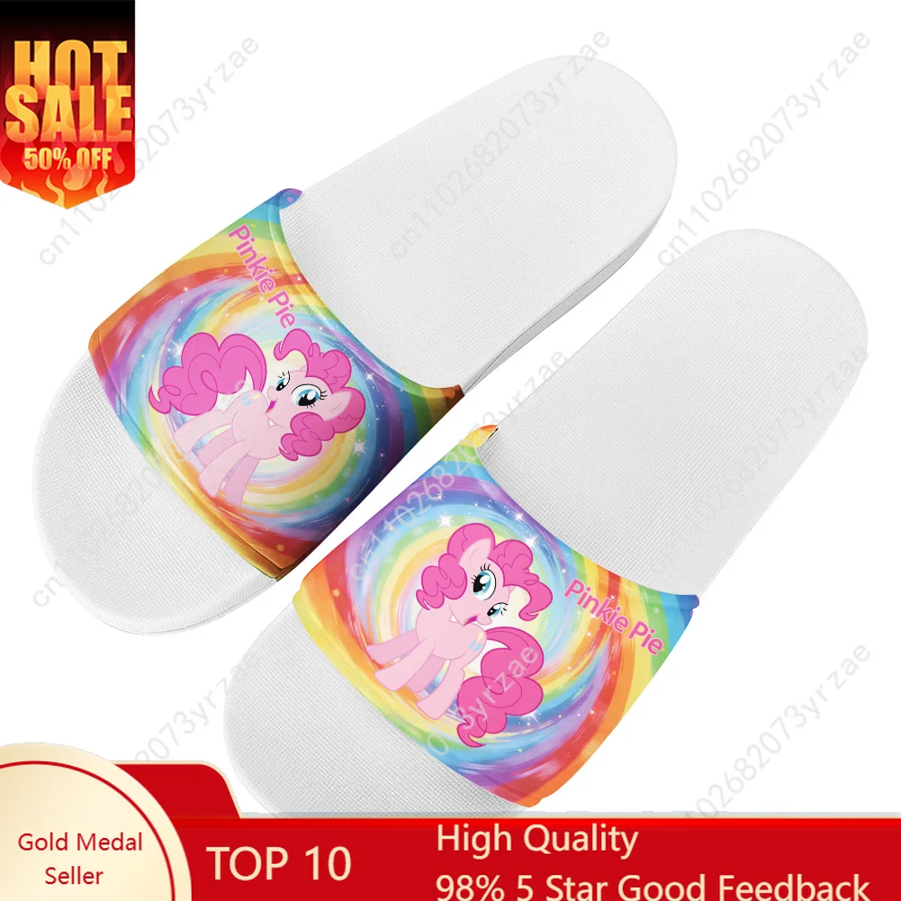 

Pinkie Pie Slippers Man Woman Home Slipper My Little Pony Friendship Is Magic Fashion Custom Water Shoe Cosplay Footwear