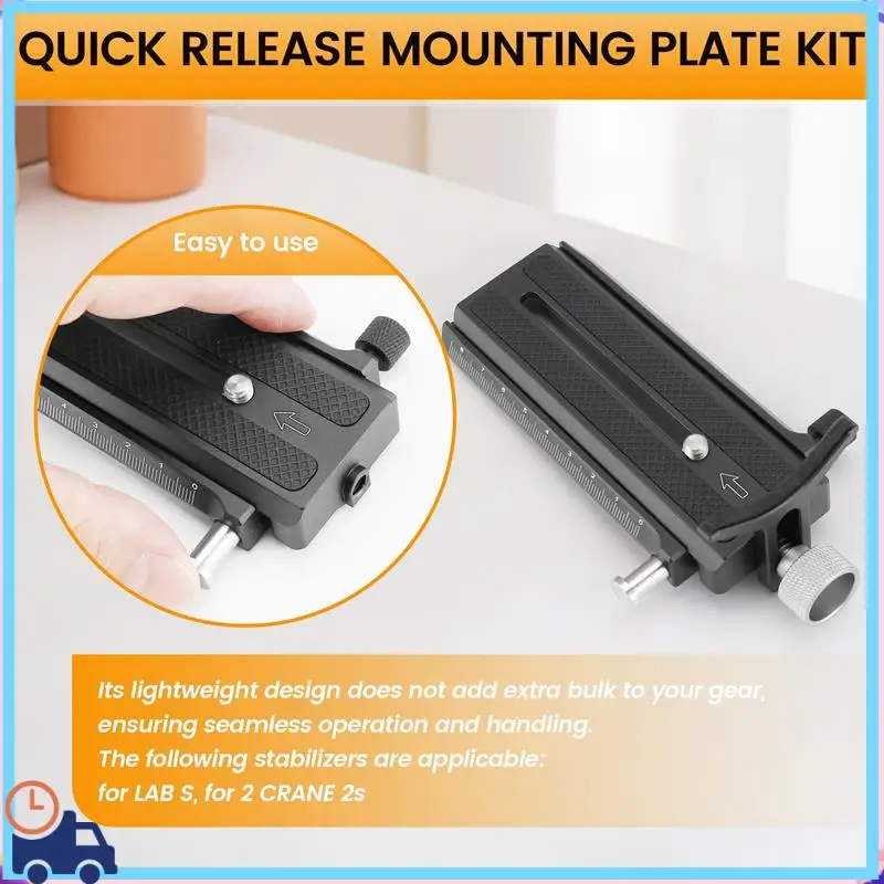 

Latest Quick Release 1/4" Mounting Plate For WEEBILL S/ WEEBILL LAB Gimbal Handheld Stabilizer