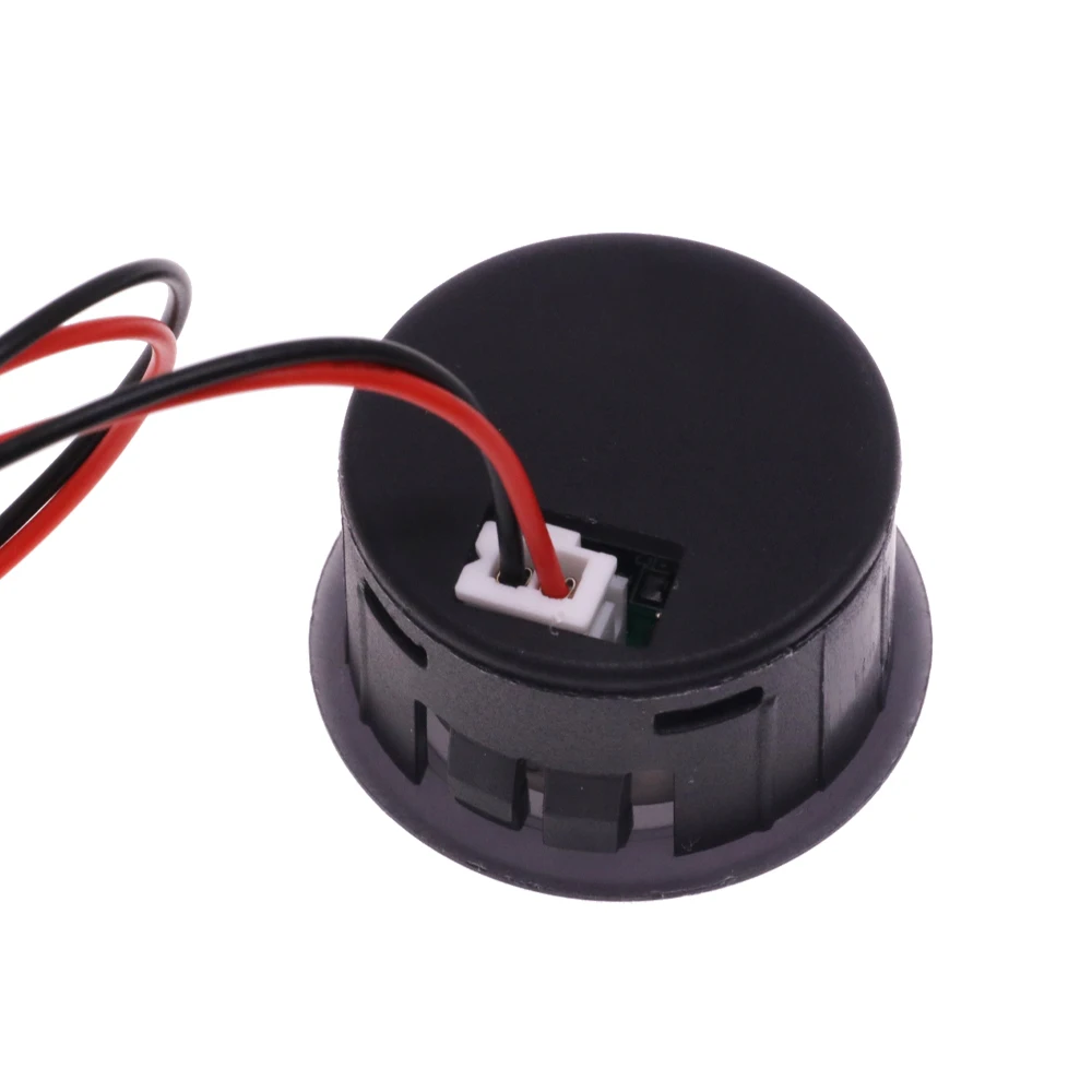 DC5-100V Digital Voltmeter LED Digital Display Circular Voltmeter Car Voltage Current Meter Volt Detector Tester Monitor Panel