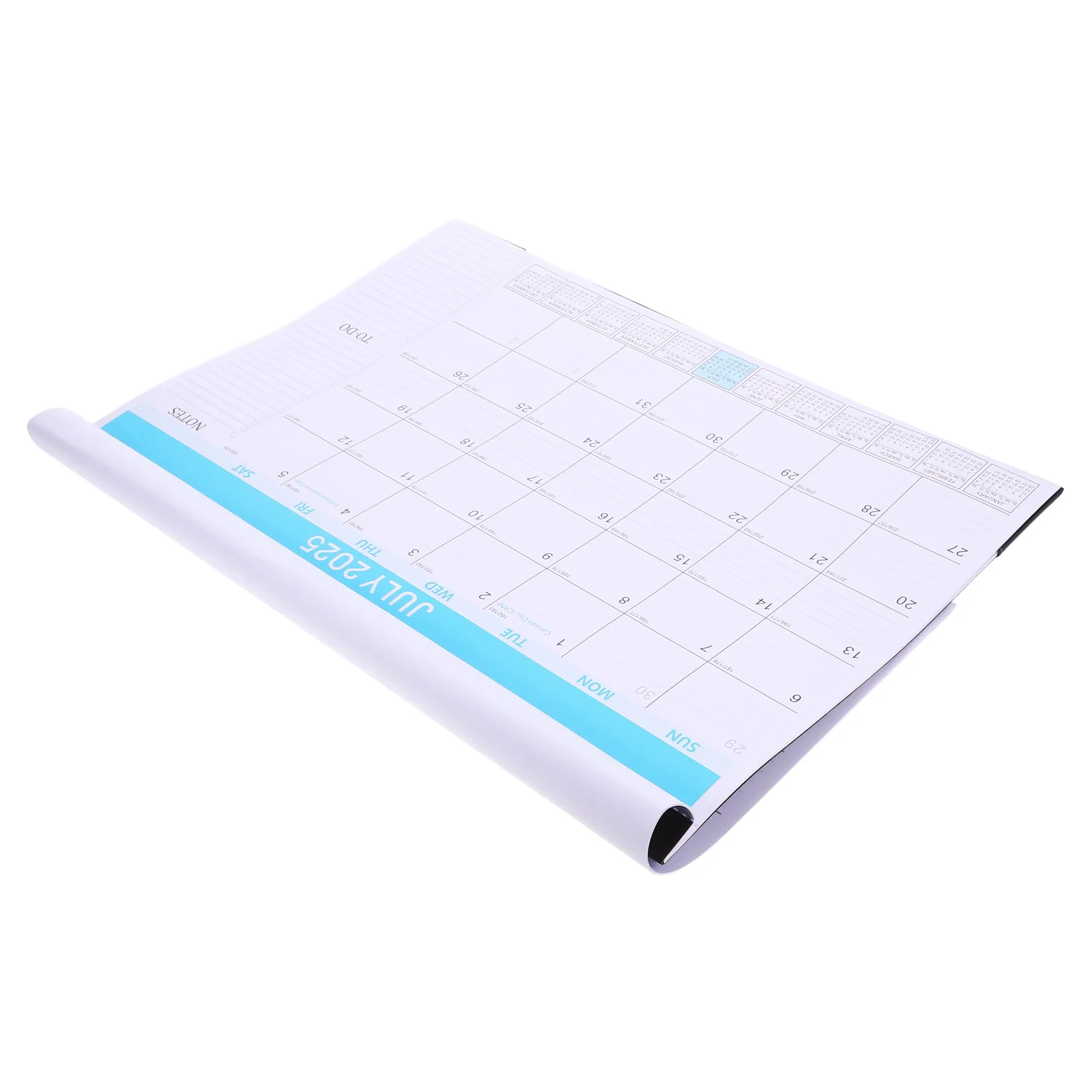 

Calendar Wall Hanging School Large Daily Use Monthly Blue Decorative Planner Work