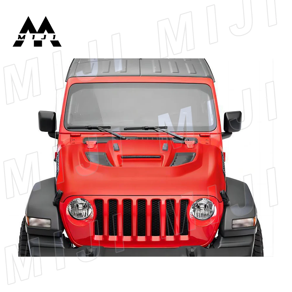 

Новый металлический капот двигателя для Wrangler JL 2018+ и Gladiator Pickup JT, песчаная буря, капот двигателя