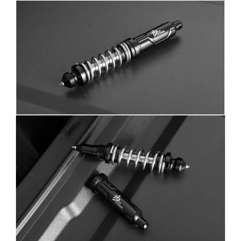 1PC Multifunctional Portable Tactical Pen EDC Tungsten Steel Head Window Breaker Self-defense Anti-wolf Artifact Tool for Women