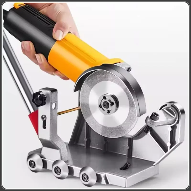 Multi-functional And Portable Bracket Six-wheel Auxiliary Parking Space Slot And Seam Cleaning Tool Beautify Angle Grinder
