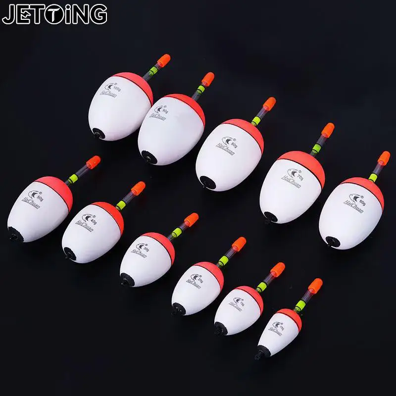 1Pcs Fishing Float Luminous EVA Floats Fish Floater Bait For Sea Fishing Carp Fishing Tackle Accessories 10g 20g 30g 60g 100g