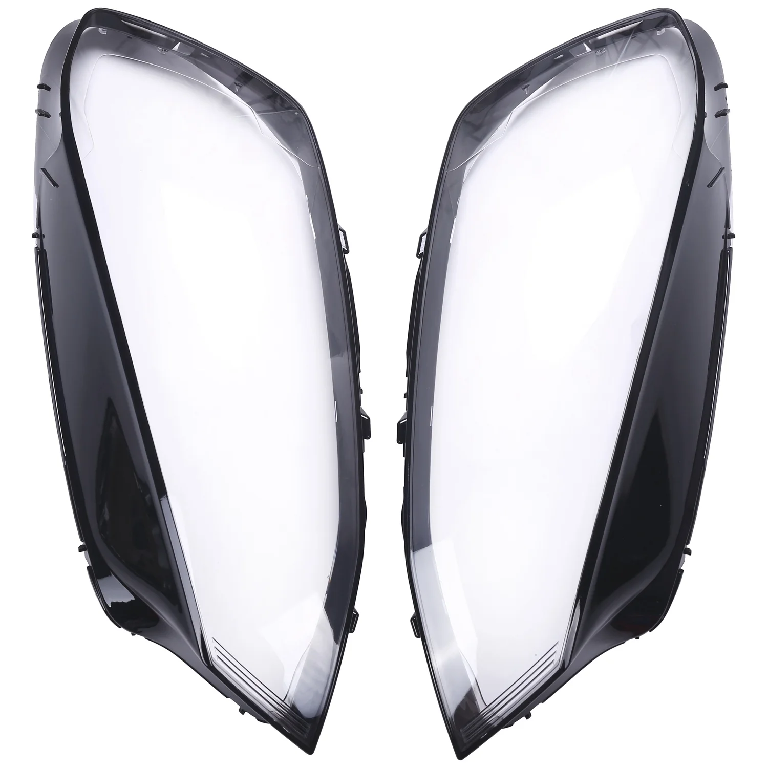 

2Pcs Car Clear Headlight Lens Cover Replacement Headlight Cover for Golf 7 Mk7 2014 2015 2016