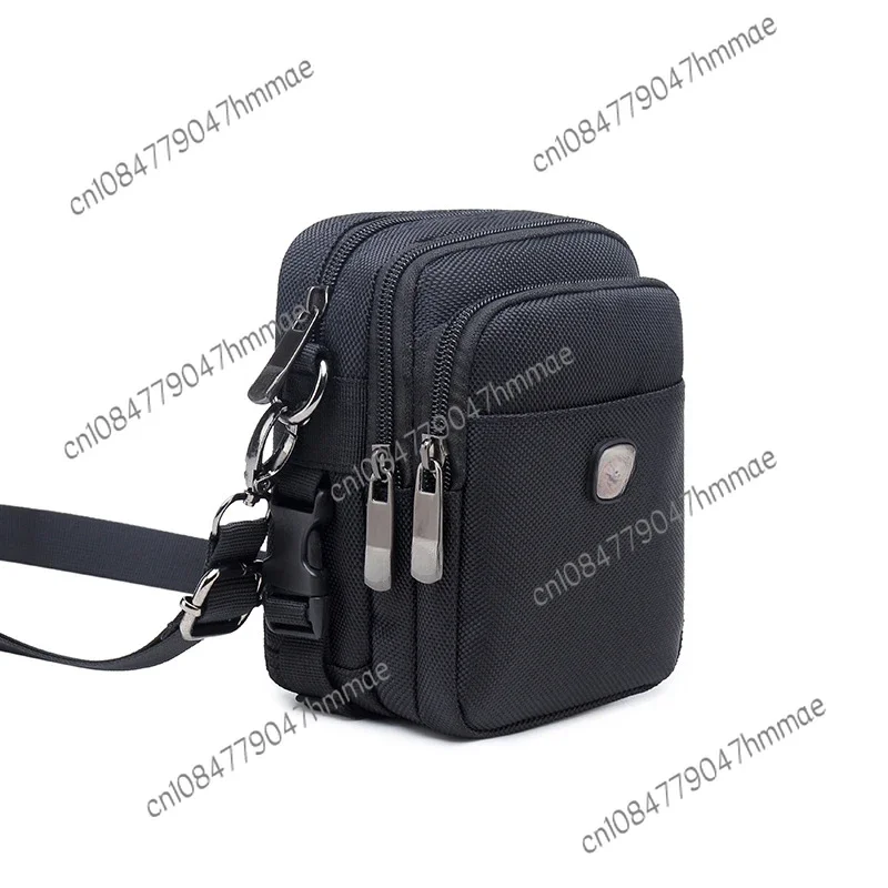 New Arrival Men's Crossbody Bag Messenger Waterproof Purse Oxford Zipper Shoulder Bags For Male Black Versatile Style S/M/L/XL