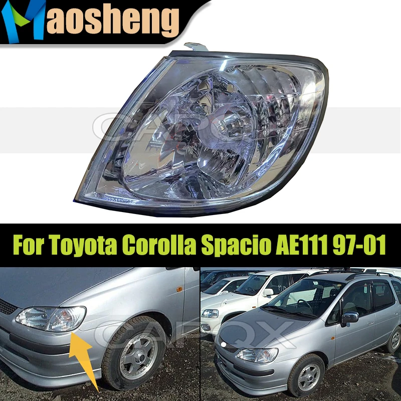 Front Corner Light For Toyota Corolla Spacio AE111 1997 1998 1999 2000 2001 Headlight Marker Lamp Side Fender Lights