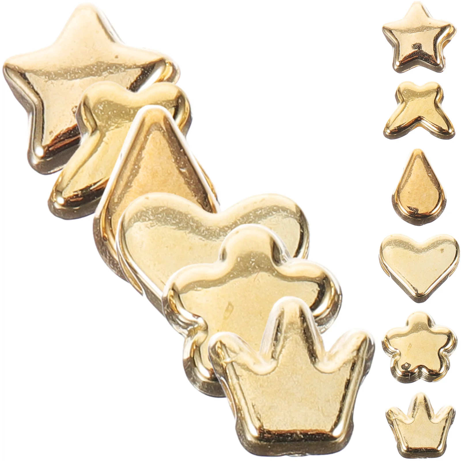 

600 Pcs Spacer Charm Beads Crafting Charms for Jewelry Making Spacers Bracelet Scattered