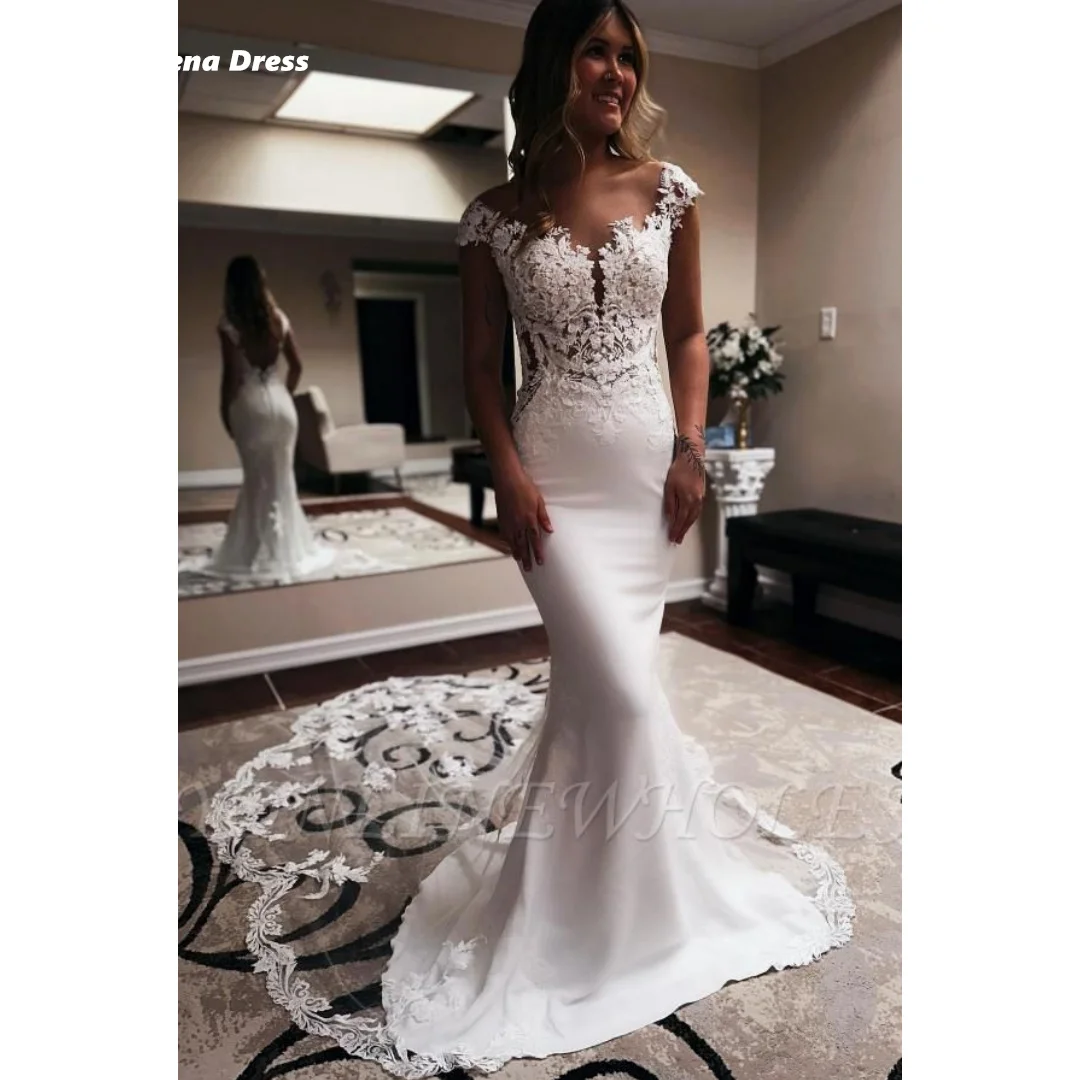 Lena Wedding Dress Elegant Evening Dresses for Women Luxury Woman Evening Dress Women Elegant Party Custom Made Mermaid Prom