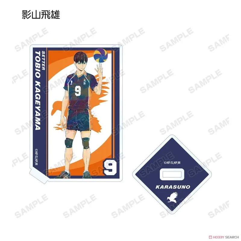 Nowy Haikyuu!! Figurka akrylowa Tobio Kageyama Hinata Shoyo Anime Gadżet Modny Wyjątkowy Ozdoba na Biurko Prezent