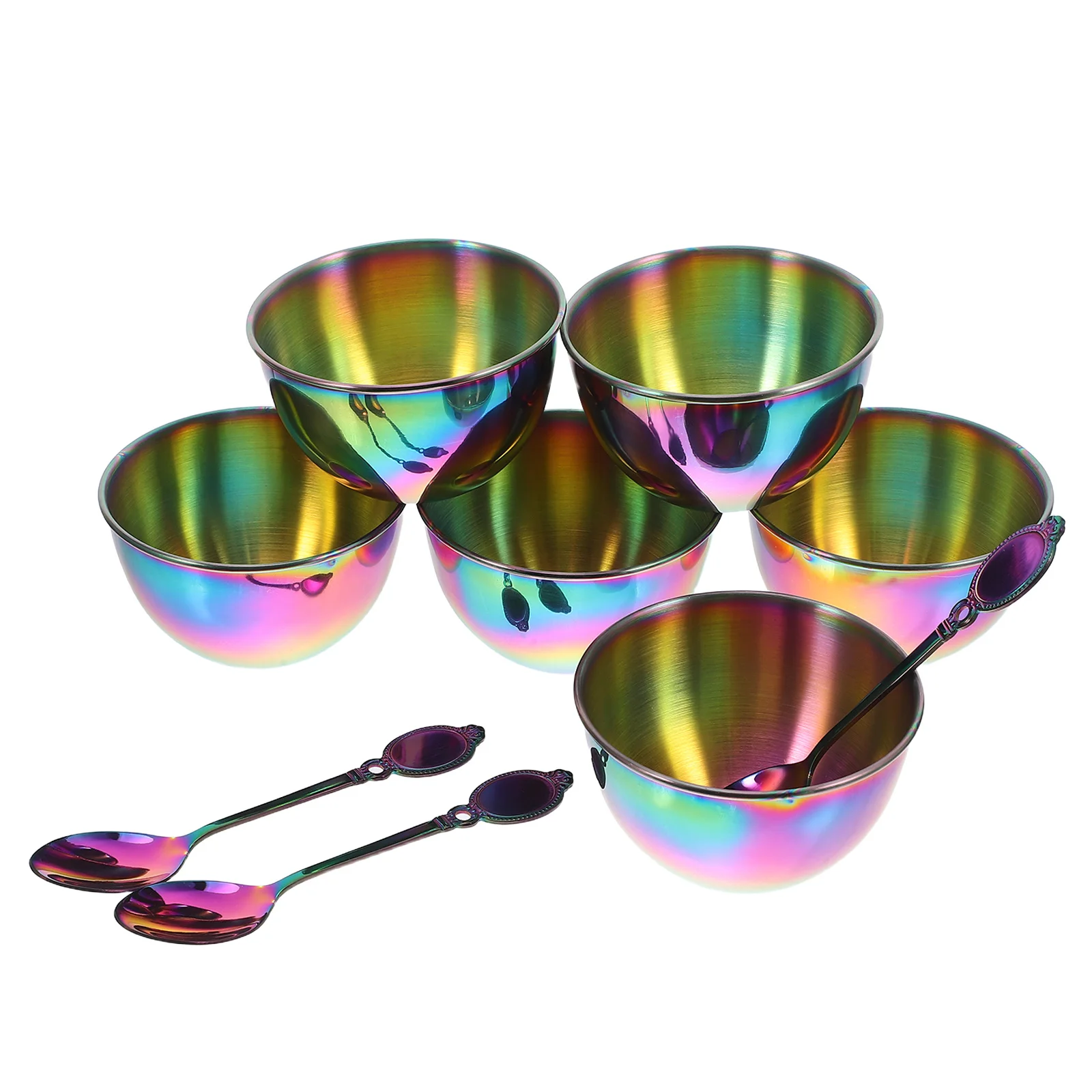 

1Set Small Stainless Steel Dipping Bowl Set for Soy Sauce Sushi Appetizers Spice Oil Seasoning Cup Kitchen Condiment Serving