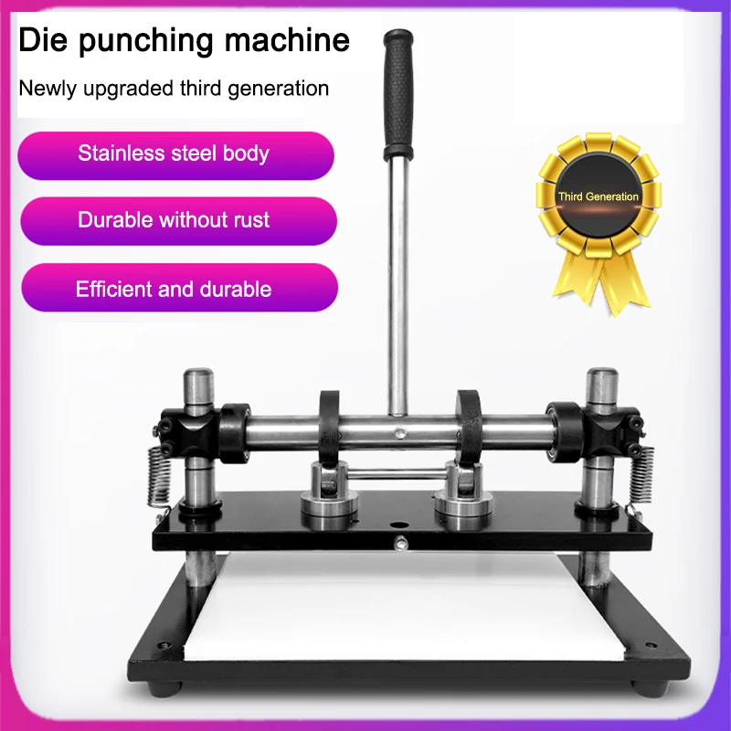 Knife die press small electric manual die cutting press leather unloader die press cutting machine punching machine