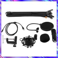 M09K Condenser Microphone Bracket Suspension Microphone Kit Bm800 For Mobile Phone Computer Live Recording
