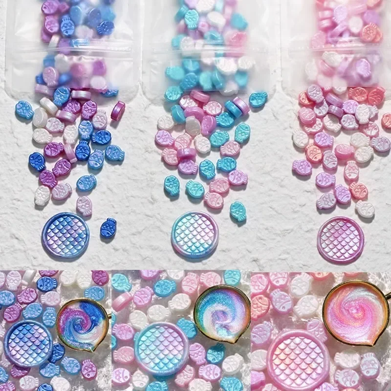 10/20g Torba Mieszane Kolory Seria Perłowa Mała Ryba Farba Ognista Wosk Granulki DIY Ręcznie Robiona Koperta Zaproszenie Dekoracja Znaczki Wosk