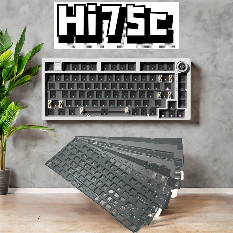 Hi75C Sound Package Custom PORON Sandwich Foam LEOBOG Bottom Foam IXPE Switch Pad Sound Kit for Mechanical Keyboard Accessories