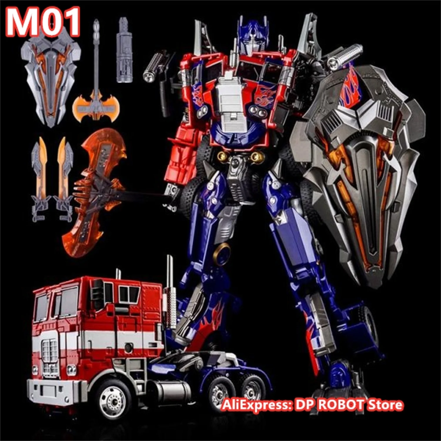 [IN STOCK] WJ WEIJIANG Transformation Black Apple M01 M-01 M01 M01D OP Commander Metal Action Figure