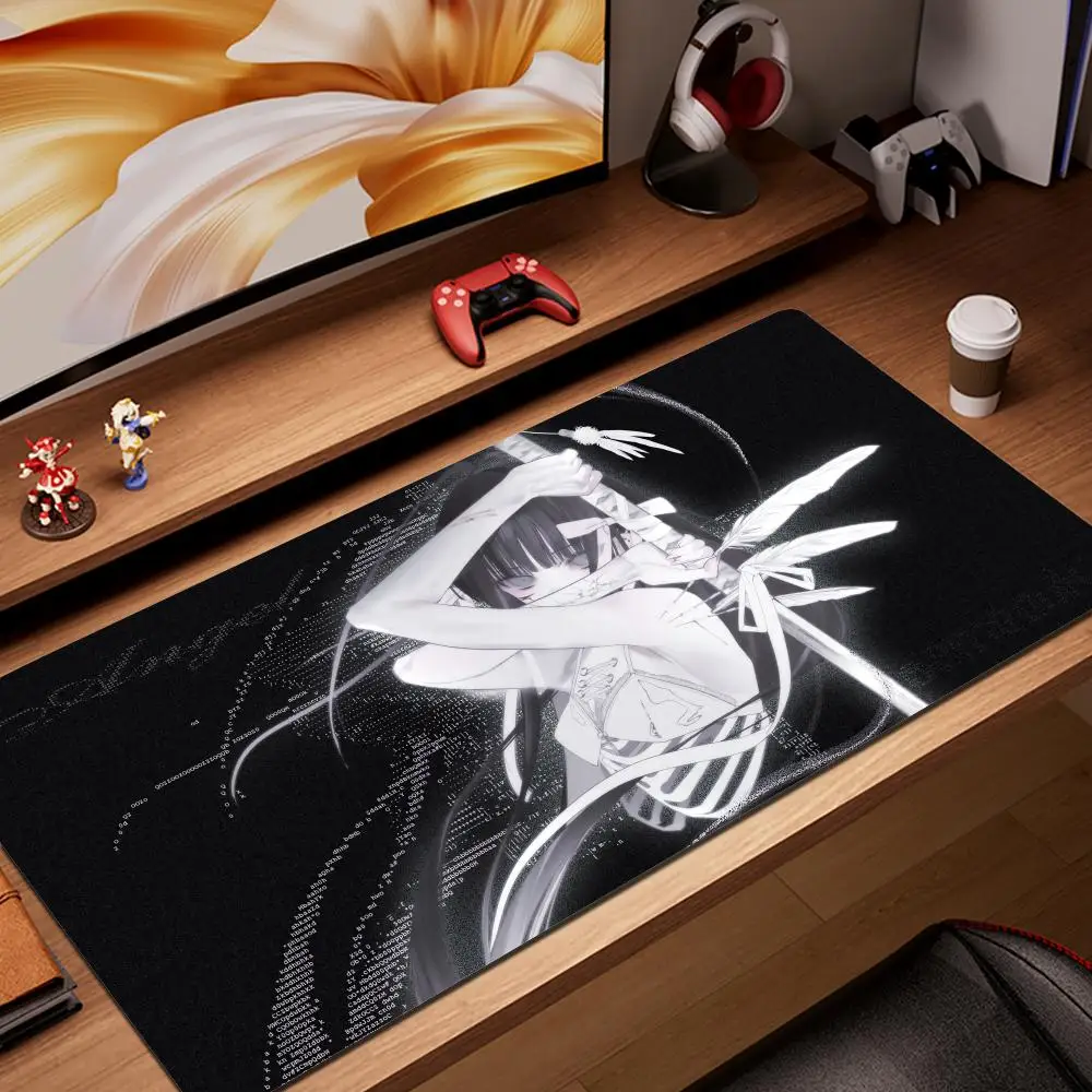 

Anime Pretty Girl Large Cartoon Mouse Pad Creative Design Dormitory Esports Anti slip Desk Mat Office Computer Keyboard Mousepad