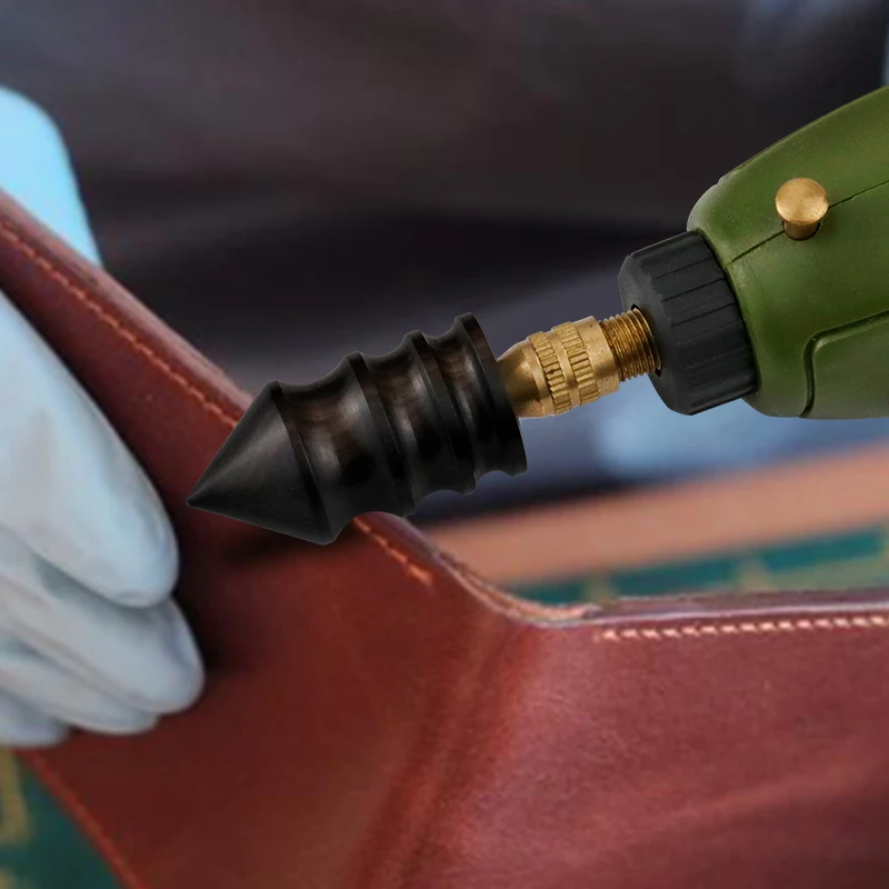 3Mm Paars Licht Sandelhout Elektrische Slijpkop Diy Lederen Polijststok Trimmen Rand Afdichting Staaf Handmatige Lederen Gereedschap