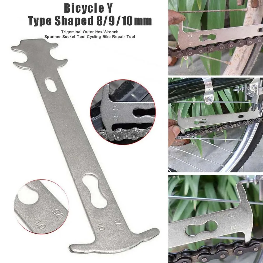 Bicycle Chain Measuring Caliper, Bicycle Chain Wear Check Indicator Repair Tool, Mountain Bike Chain Wear Tool 
